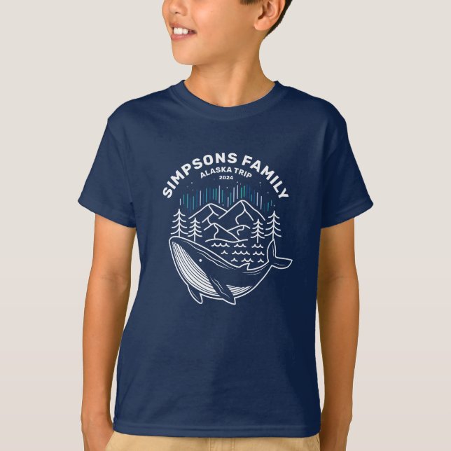 T-shirt Alaska Cruise Triage Custom Family Matching Group (Devant)
