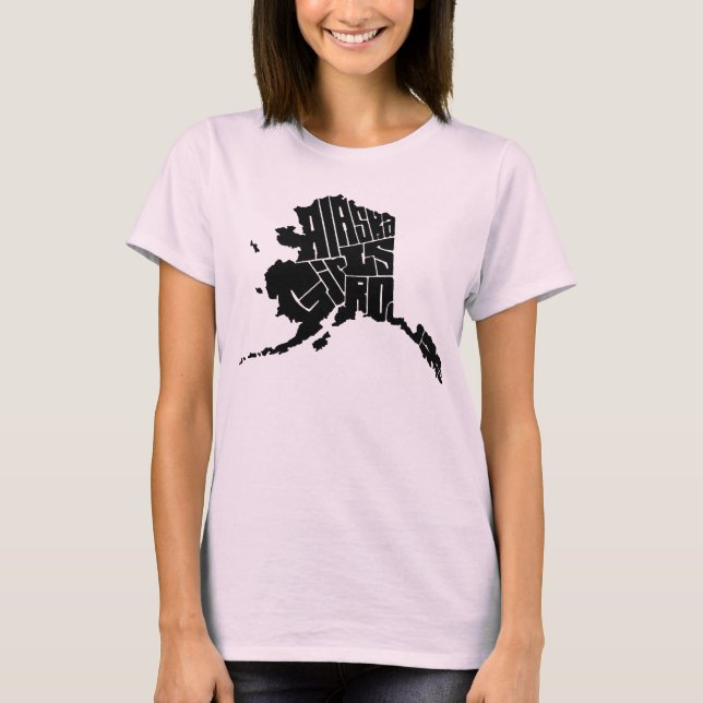 T-shirt Alaska Girls Rock ! (Devant)