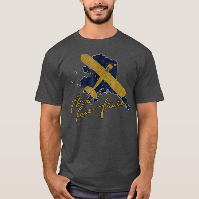 T-shirt Alaska State Pilot Series Tee Avion Vintage (Devant)