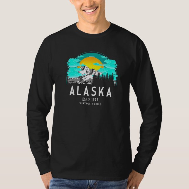 T-shirt Alaska State was established the 1959 Pride state (Devant)