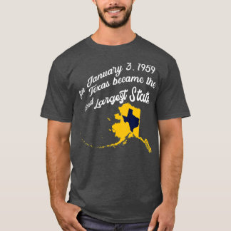 T-shirt Alaska vs Texas Funny Alaska