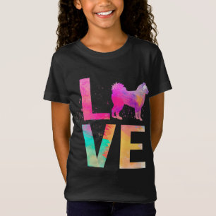 T-Shirt Alaskan coloré Malamute Chig Maman Cadeaux Alaskan