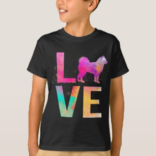 T-shirt Alaskan coloré Malamute Chig Maman Cadeaux Alaskan