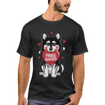 Alaskan Klee Kai Chien Valentines Jour Baisers gra