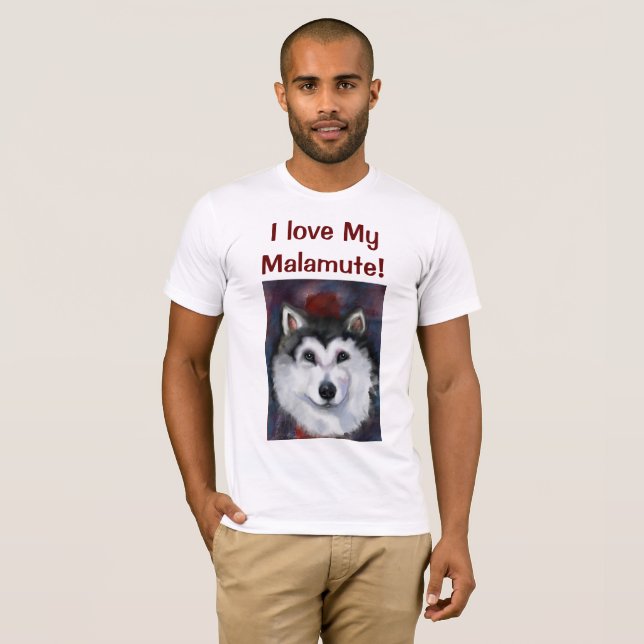 T-SHIRT ALASKAN MALAMUTE (Devant entier)