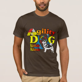 T-shirt Alaskan Malamute Agilité Cadeaux