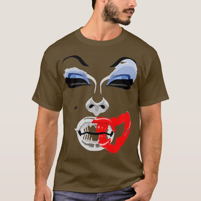 T-shirt Alaskas Terrible Maquillage Reine (Devant)