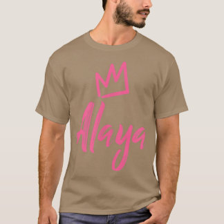 T-shirt Alaya la Couronne et nom QueenPink pour les femmes