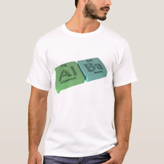 T-shirt Alba en tant que Ba en aluminium d'Al et de baryum