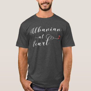 T-shirt Albanais Au Tee - shirt Du Coeur, Albanie
