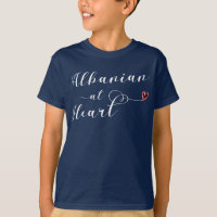 Albanais Au Tee - shirt Du Coeur, Albanie