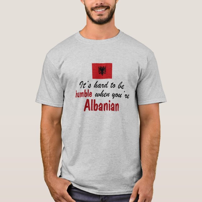 T-shirt Albanais humble (Devant)