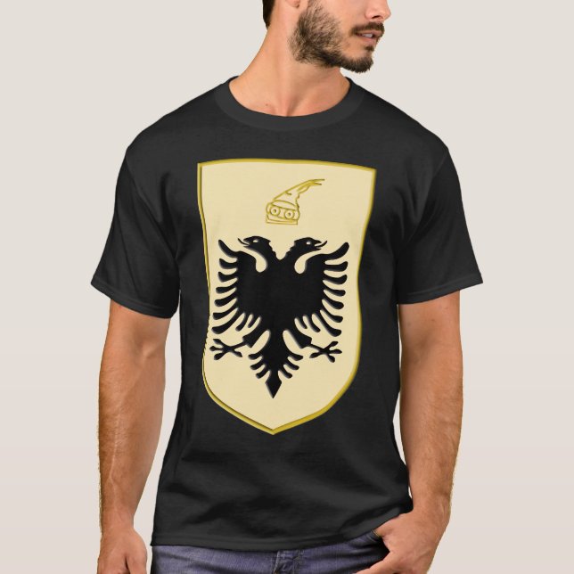 T-shirt Albanian or Shield (Devant)