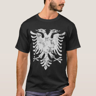 T-shirt Albanian Snow Camo Eagle 3D