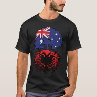 T-shirt Albanie Australie Australie Australie racine d'arb