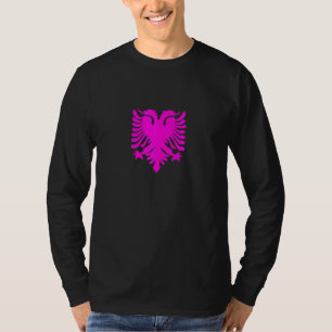 T-shirt Albanie Drapeau Albanaise Aigle Femmes Filles