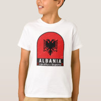 Albanie - Emblème du drapeau