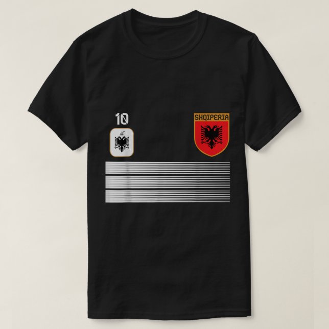 T-shirt Albanie Football Jersey 2021 Soccer Shqiperia (Design devant)