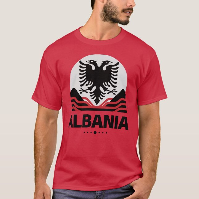 T-shirt Albanie Union européenne (Devant)