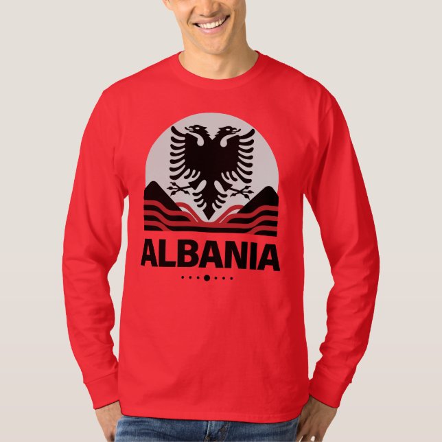 T-shirt Albanie Union européenne (Devant)