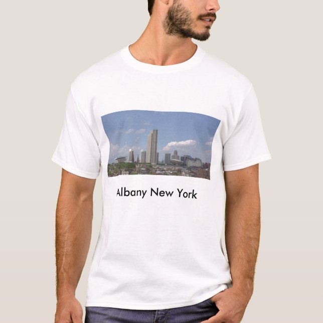 T-shirt Albany vue en mai 2009 du centre, Albany New York (Devant)