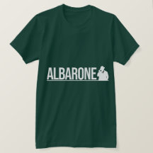 Albarone Gangster Silhouette Graphic - White