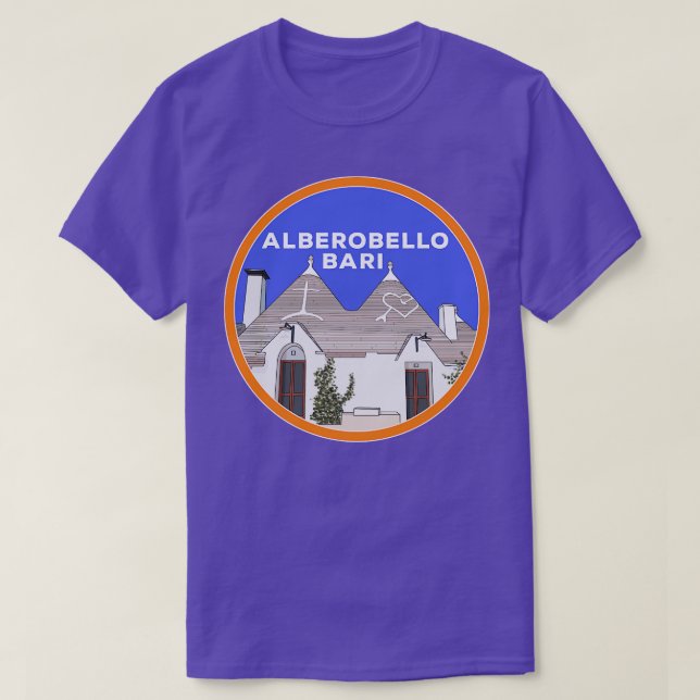 T-shirt Alberobello Trulli Bari Trullo Italie (Design devant)