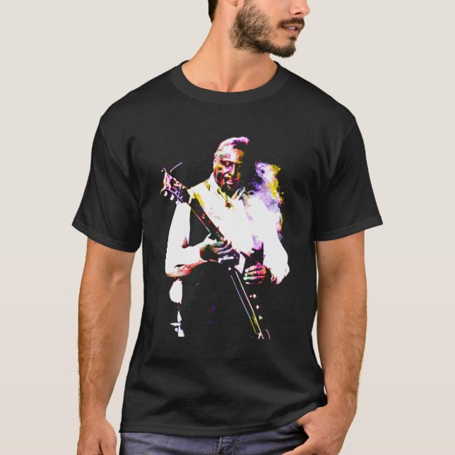 T-shirt Albert King. Albert Nelson. Rois des bleus. (Devant)
