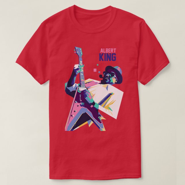 T-shirt Albert King des bleus (Design devant)