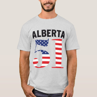 T-shirt Alberta 51e WEXIT de l'État américain