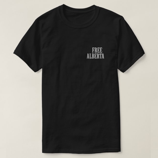 T-shirt Alberta libre (Design devant)