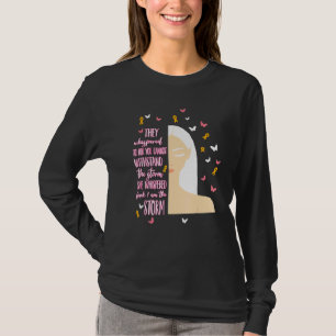 T-shirt Albinisme Femmes Fille Toute Beauté Corps Je Suis 