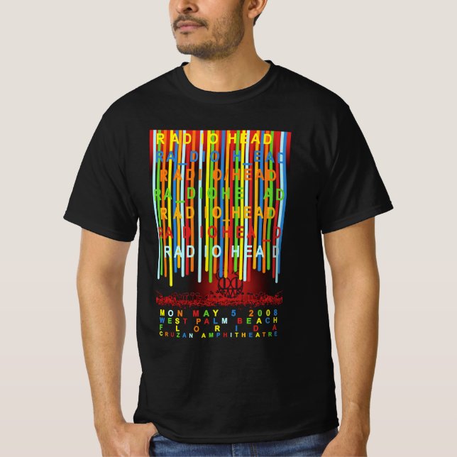 T-shirt Album Radiohead (Devant)