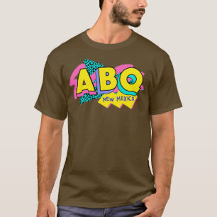 T-shirt Albuquerque 90s ABQ Rad Memphis Style 90s Vi