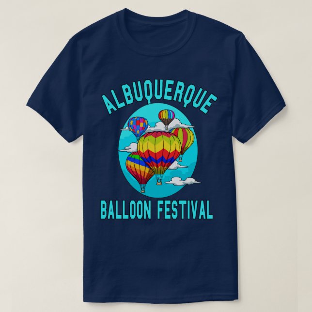 T-shirt Albuquerque Balloon Nouveau-Mexique Festival Hot A (Design devant)