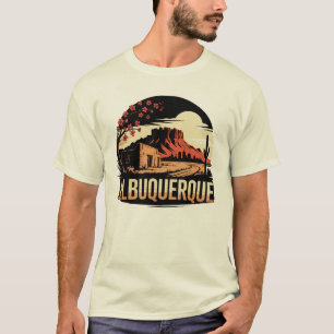 T-shirt Albuquerque City Nouveau-Mexique USA