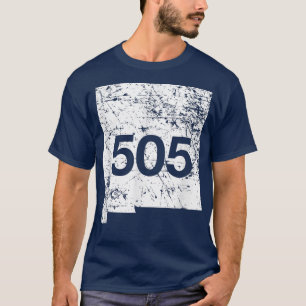 T-shirt Albuquerque Gallup Père Noël Fe Code régional 505,