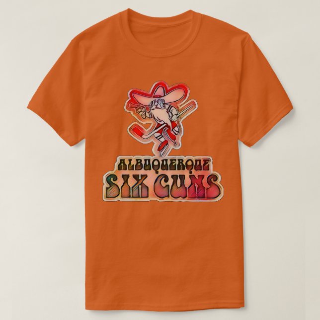 T-shirt Albuquerque Hockey Six Guns (Design devant)
