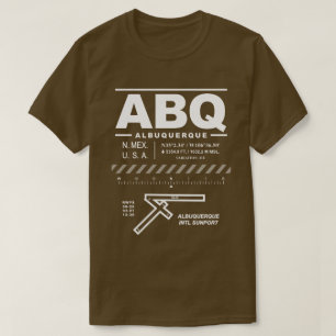 T-shirt Albuquerque International Sunport ABQ