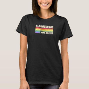 T-shirt Albuquerque Nouveau-Mexique Fierté Arc-en-ciel Gay
