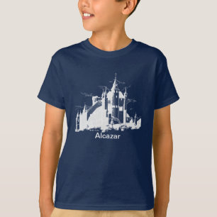 T - Shirt - Alcazar (weiß auf Dunkelheit)