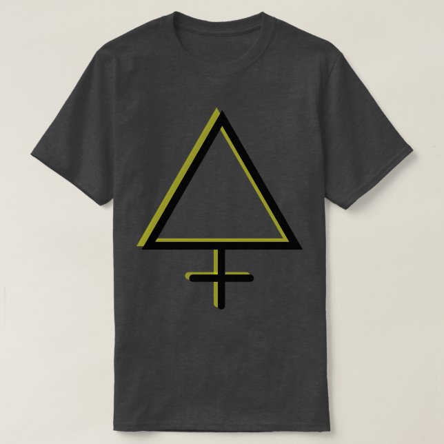 T-shirt Alchimie jaune (Design devant)