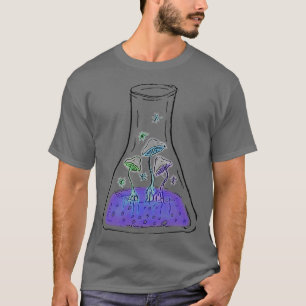 T-shirt Alchimiste Champignons Elixir Alchimie Flacon Psyc