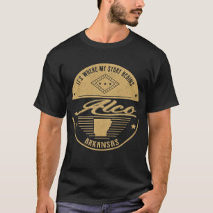 T-shirt Alco Arkansas C'est là que commence mon histoire
