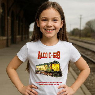 T-shirt Alco C-628 aka Alco Century 628 Diesel Locomotive