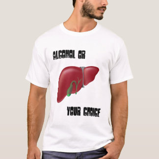 T-shirt Alcool ou foie votre chemise bien choisie