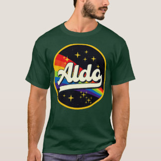 T-shirt Aldo Rainbow Dans L'Espace Style Vintage