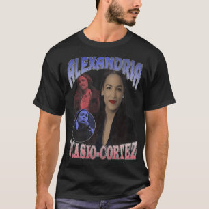 T-shirt Aleandria OcasioCortez Vintage Rap Bootallonge 