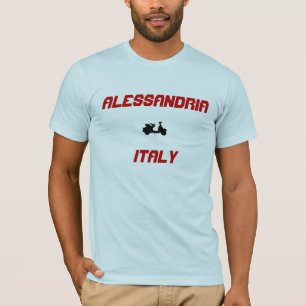 T-shirt Alessandria, Italie Scooter