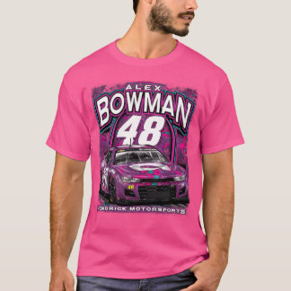 T-shirt Alex Bowman Purple Car